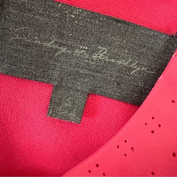 Sunday in Brooklyn Anthropologie Pink Textured Short Sleeve Blouse Women's S exc - Picture 11 of 11